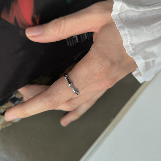 Серебряное кольцо без камней