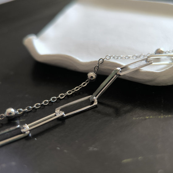 Серебряный браслет без камней