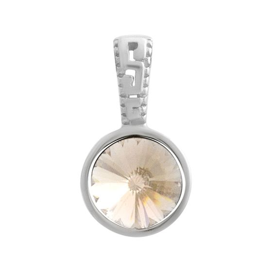 Серебряная подвеска с фианитами