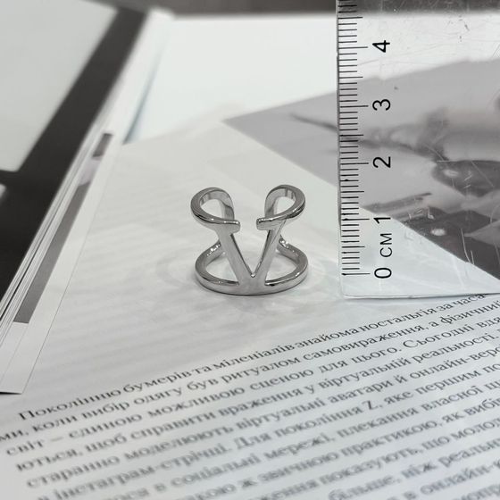 Серебряное кольцо без камней