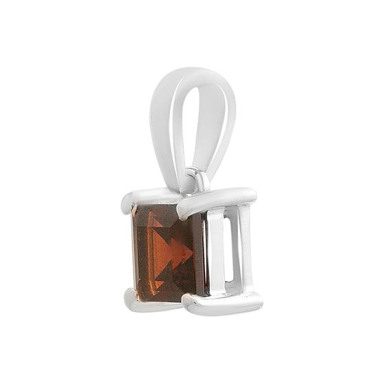 Серебряная подвеска с гранатом 0.923ct
