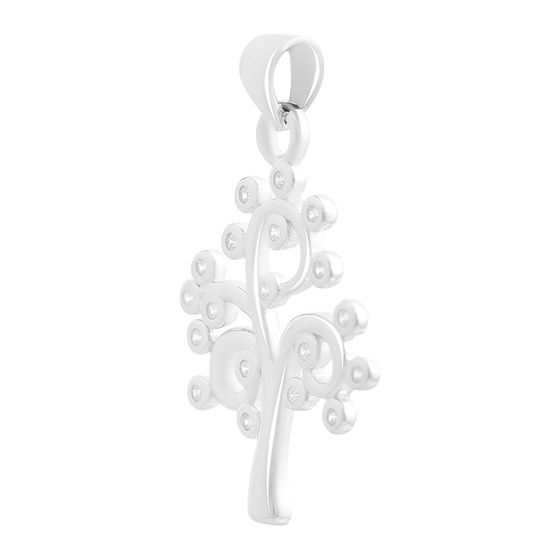 Серебряная подвеска с фианитами