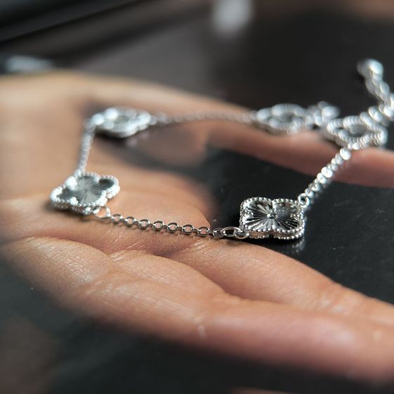 Серебряный браслет без камней