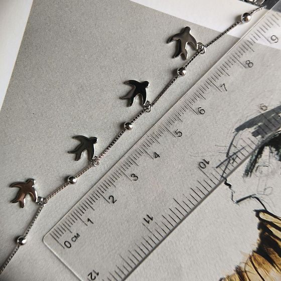 Серебряный браслет без камней