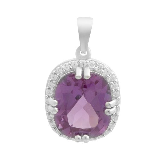 Серебряная подвеска с александритом 6.745ct