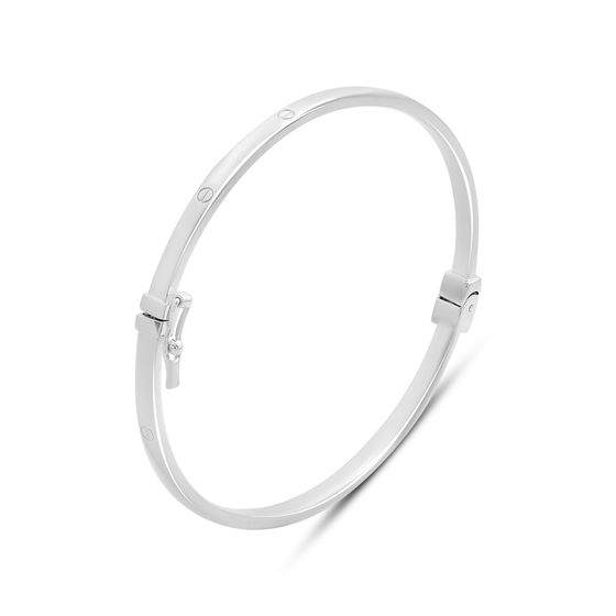 Серебряный браслет без камней