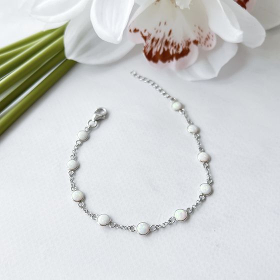 Серебряный браслет с опалом 2.233ct