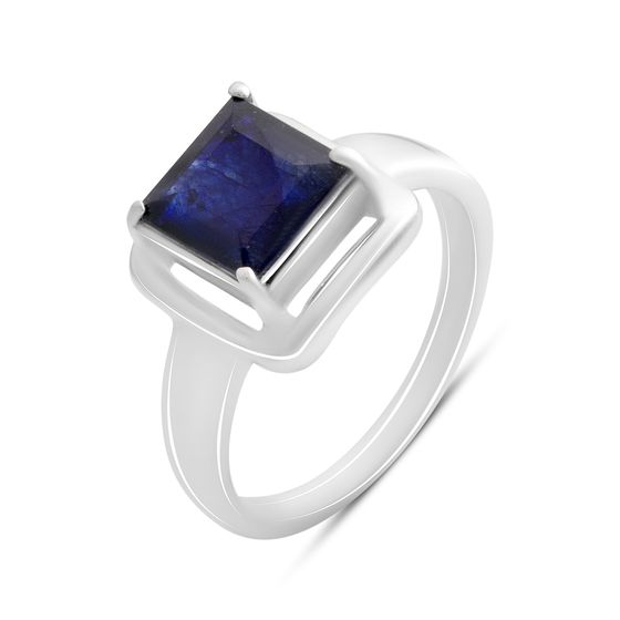 Серебряное кольцо с сапфиром 3.6ct