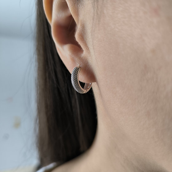 Серебряные серьги без камней