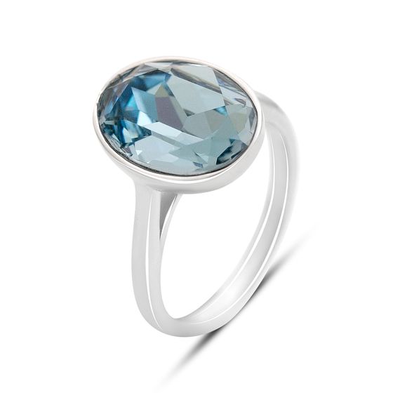 Серебряное кольцо с фианитами