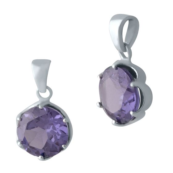 Серебряная подвеска с александритом 3.3ct