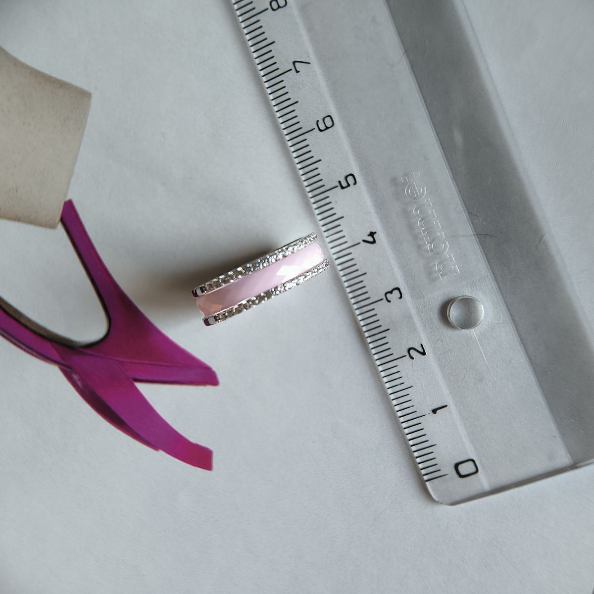 Серебряное кольцо с керамикой