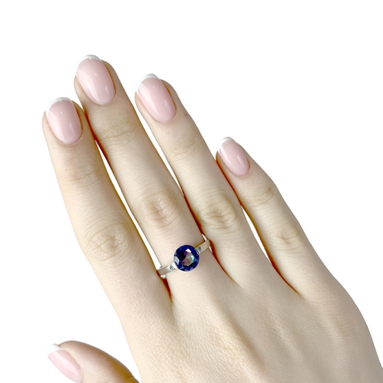 Серебряное кольцо с мистик топазом 1.485ct