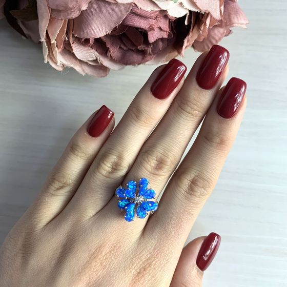 Серебряное кольцо с опалом 1.977ct