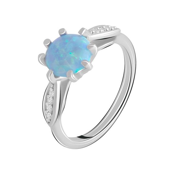 Серебряное кольцо с опалом 0.896ct