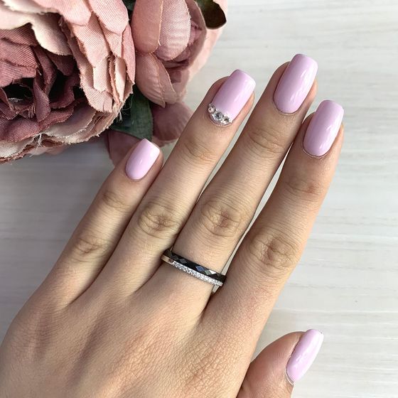 Серебряное кольцо с керамикой