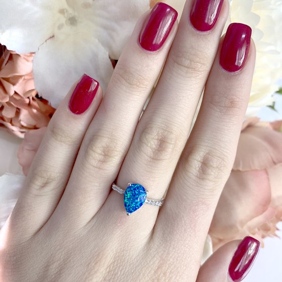 Серебряное кольцо с опалом 1.008ct