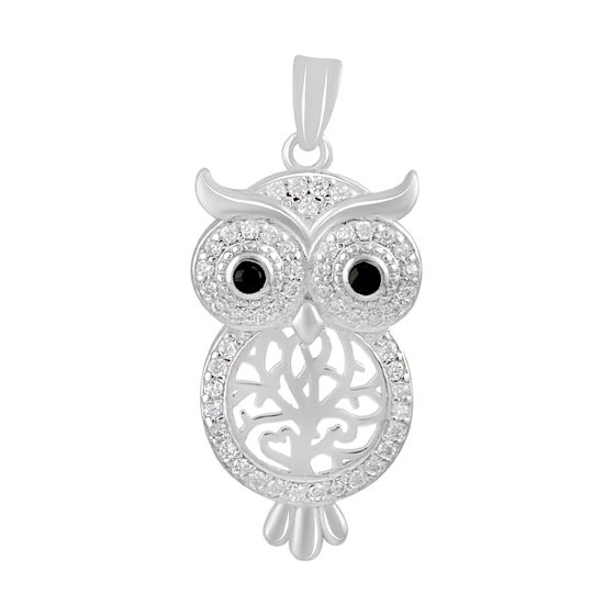 Серебряная подвеска с фианитами Серебряная подвеска с фианитами