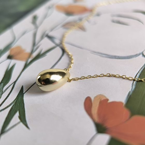 Серебряное колье без камней