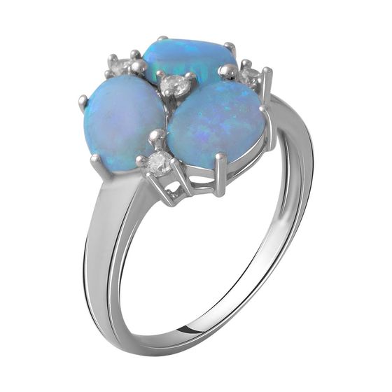 Серебряное кольцо с опалом 1.672ct