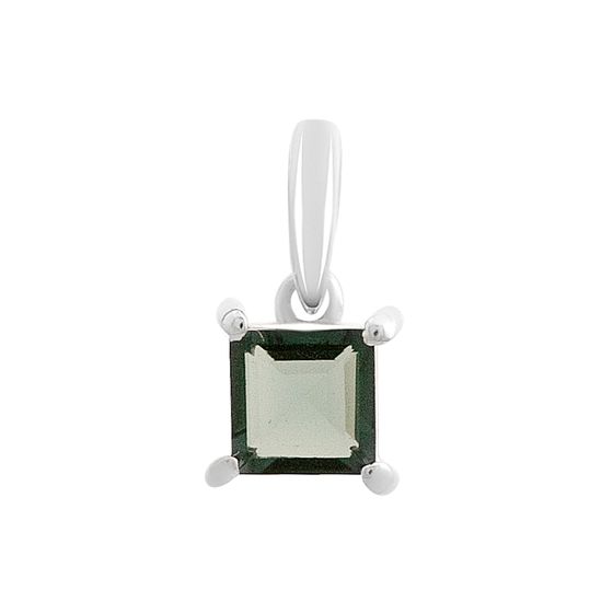 Серебряная подвеска с топазом Лондон Блю 0.6ct