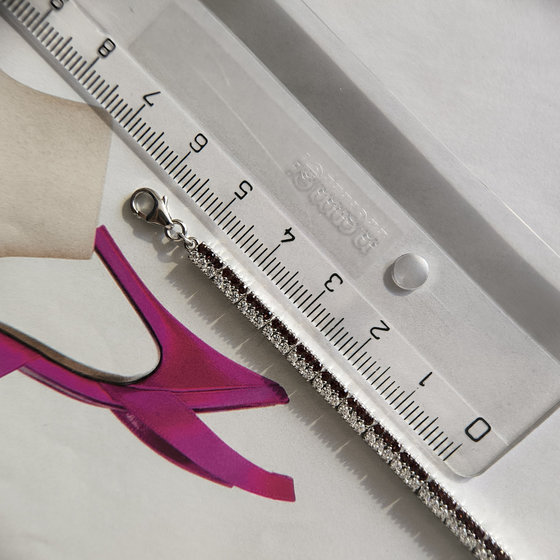 Серебряный браслет с гранатом 4.35ct