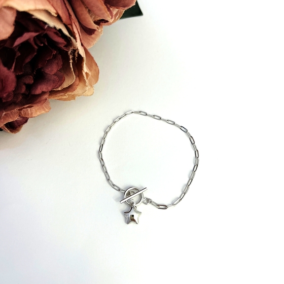 Серебряный браслет без камней