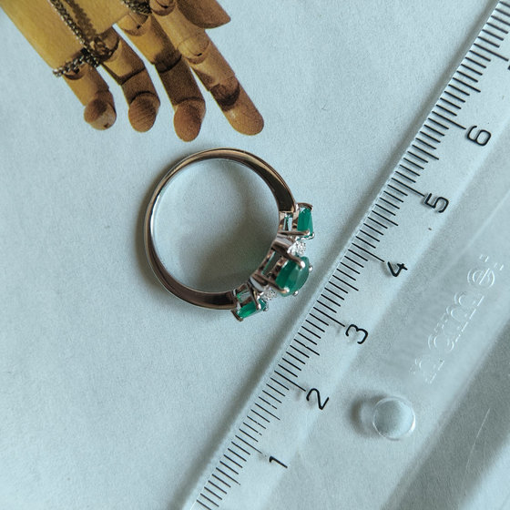 Серебряное кольцо с агатом 1.7ct