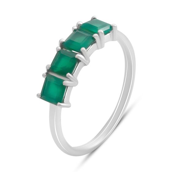 Серебряное кольцо с агатом 1.35ct