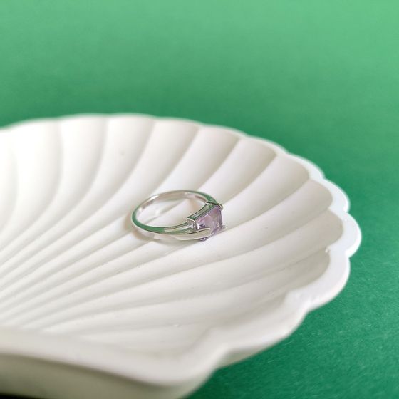 Серебряное кольцо с аметистом 1.383ct
