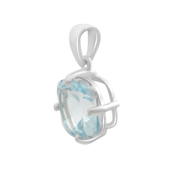 Серебряная подвеска с топазом 4.875ct