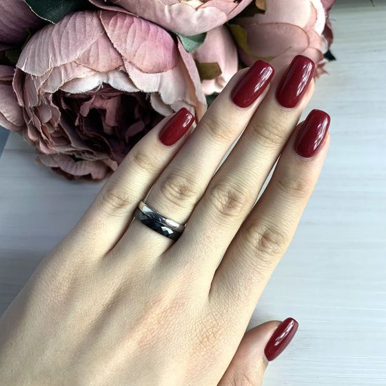 Серебряное кольцо с керамикой