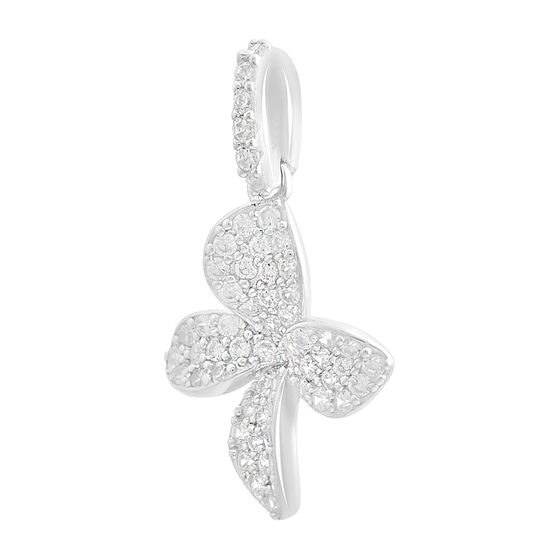 Серебряная подвеска с фианитами