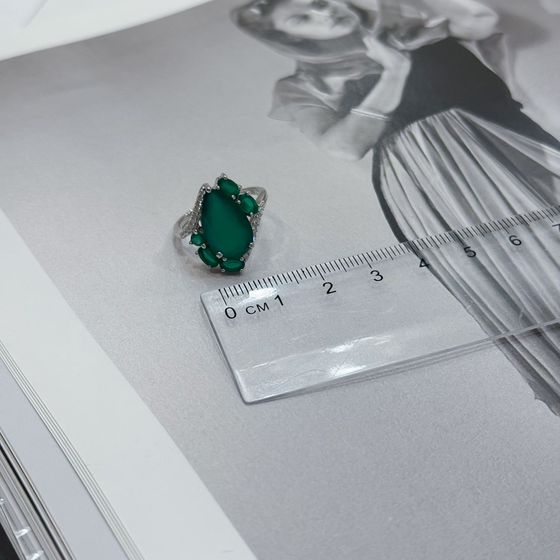 Серебряное кольцо с агатом 5.16ct