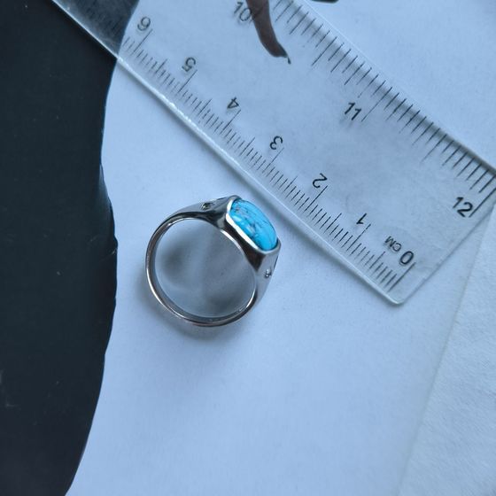 Серебряное кольцо с бирюзой