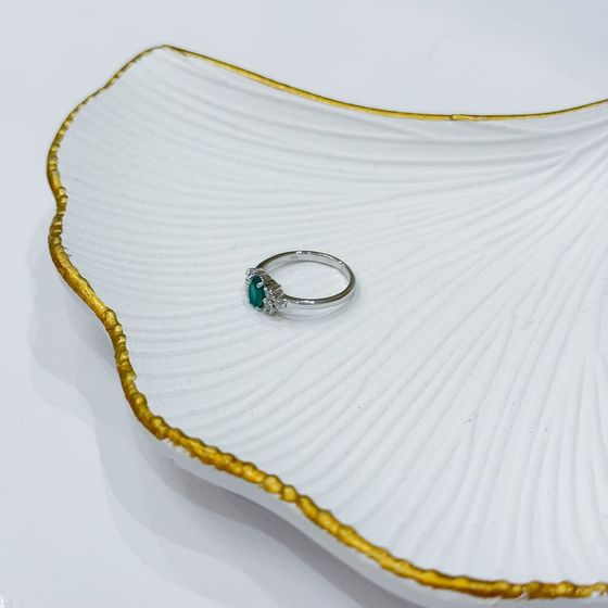 Серебряное кольцо с агатом 1.1ct