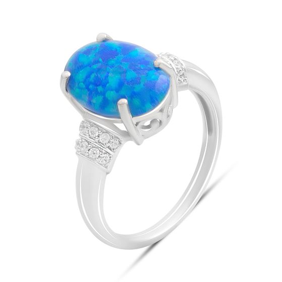 Серебряное кольцо с опалом 2.617ct