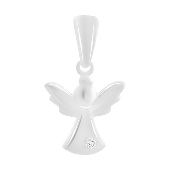 Золотая подвеска с фианитами 0.01ct