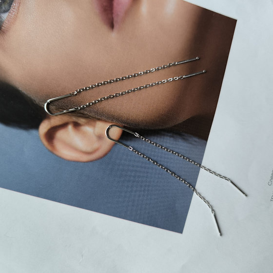 Серебряные серьги без камней