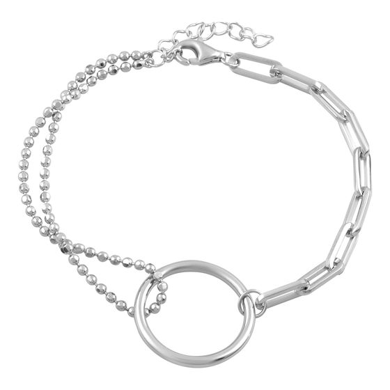 Серебряный браслет без камней