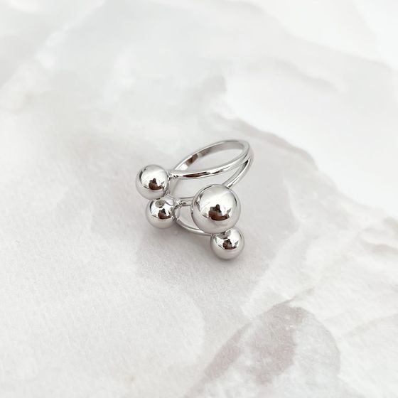 Серебряное кольцо без камней