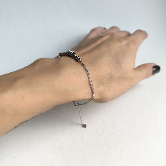 Серебряный браслет без камней