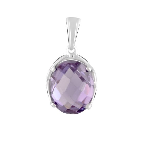 Серебряная подвеска с александритом 6.05ct