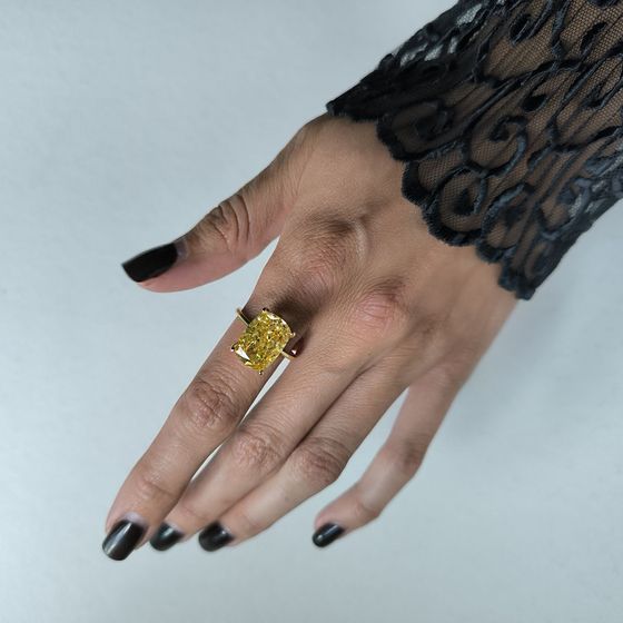 Серебряное кольцо с фианитами