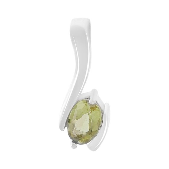 Серебряная подвеска с султанитом 0.445ct