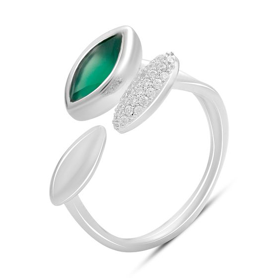 Серебряное кольцо с агатом 1.251ct
