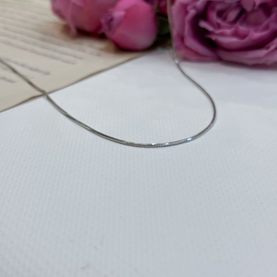 Серебряная цепочка без камней Серебряная цепочка без камней