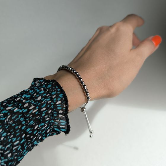 Серебряный браслет без камней