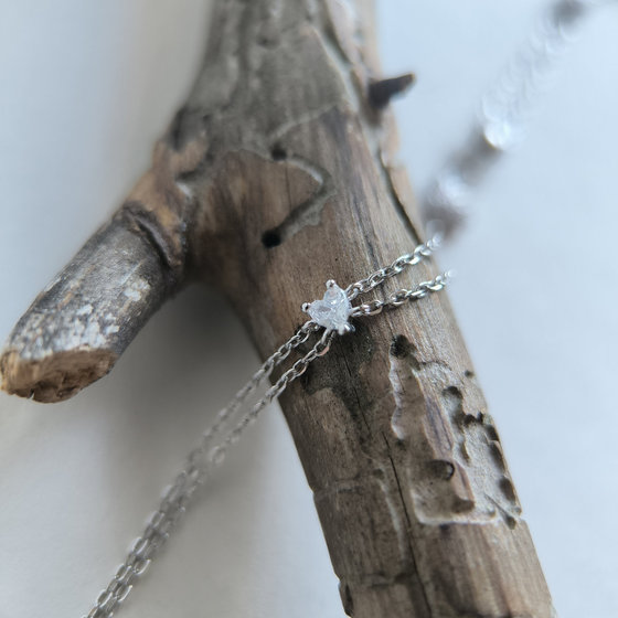 Серебряный браслет с фианитами