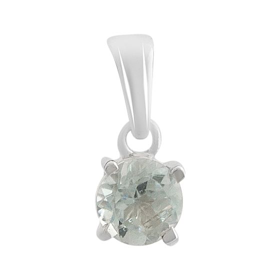 Серебряная подвеска с топазом 0.54ct
